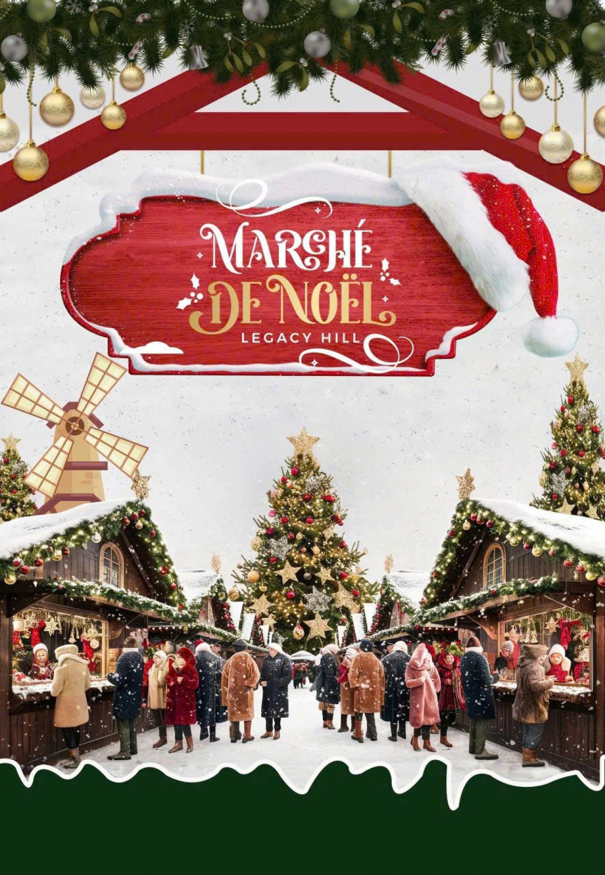 Chủ đề “Christmas in the Highland” năm nay lấy cảm hứng từ chất liệu thiên nhiên núi đồi