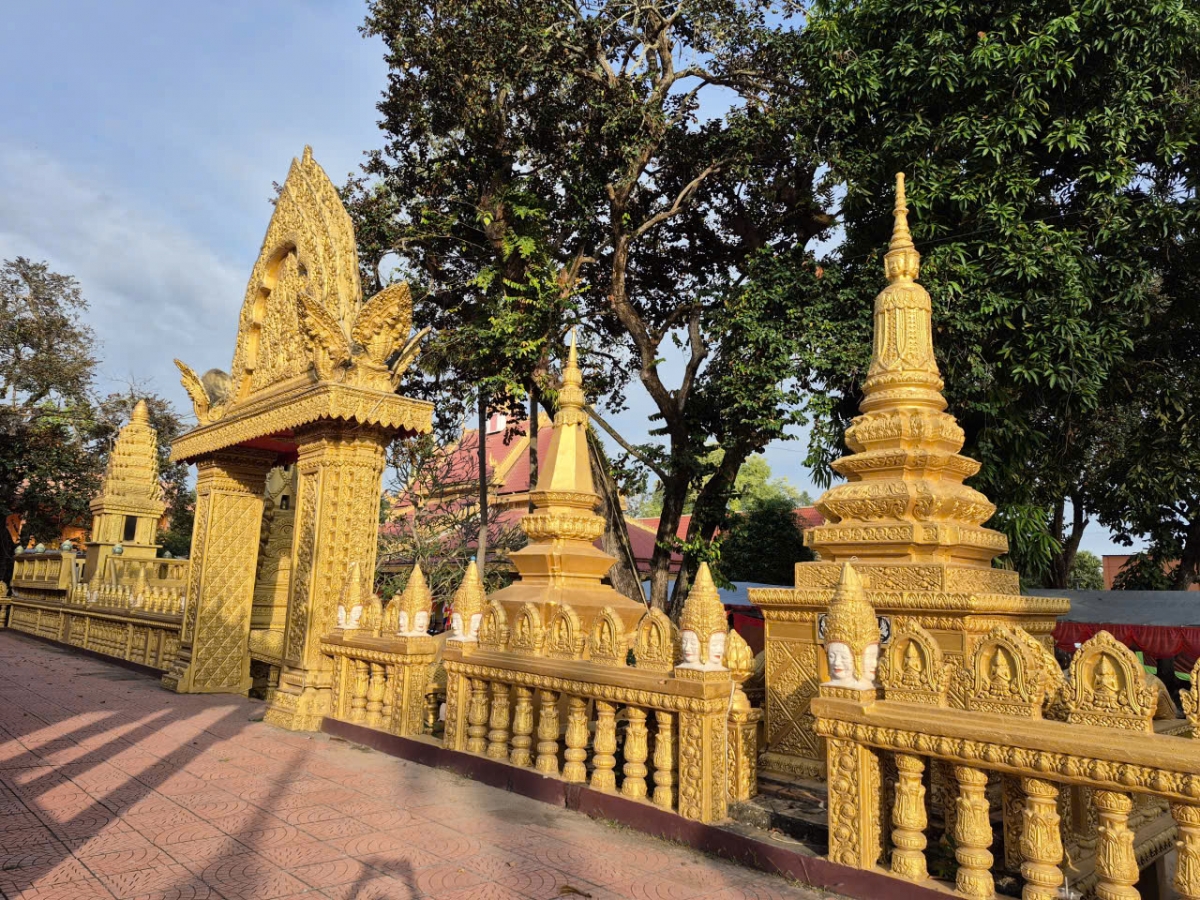 Chùa Mỹ Á, một trong 4 ngôi chùa dạy chữ Paly trên địa bàn phường Chi Lăng, An Giang