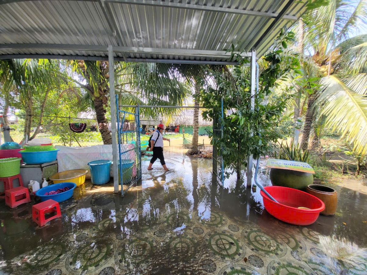 Triều cường ảnh hưởng nhiều đến đời sống sinh hoạt, đặc biệt là trong sản xuất của người dân Cần Thơ