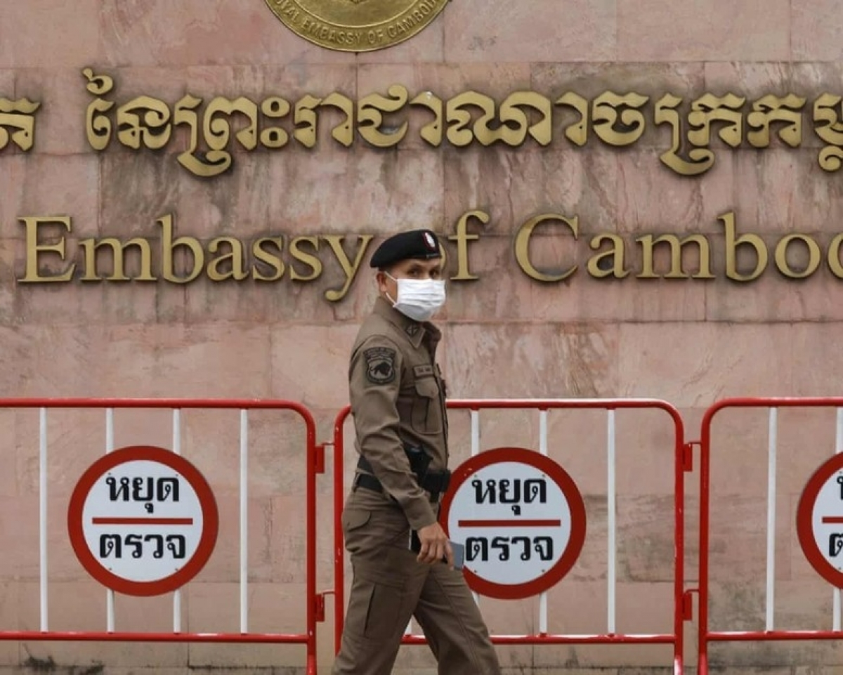 Đại sứ quán Campuchia tại Thái Lan - Ảnh: Reuters