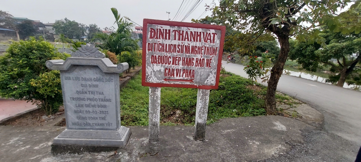 Đình Thành Vật là một trong những điểm đến của hành trình du lịch tâm linh trên địa bàn xã Vân Đình