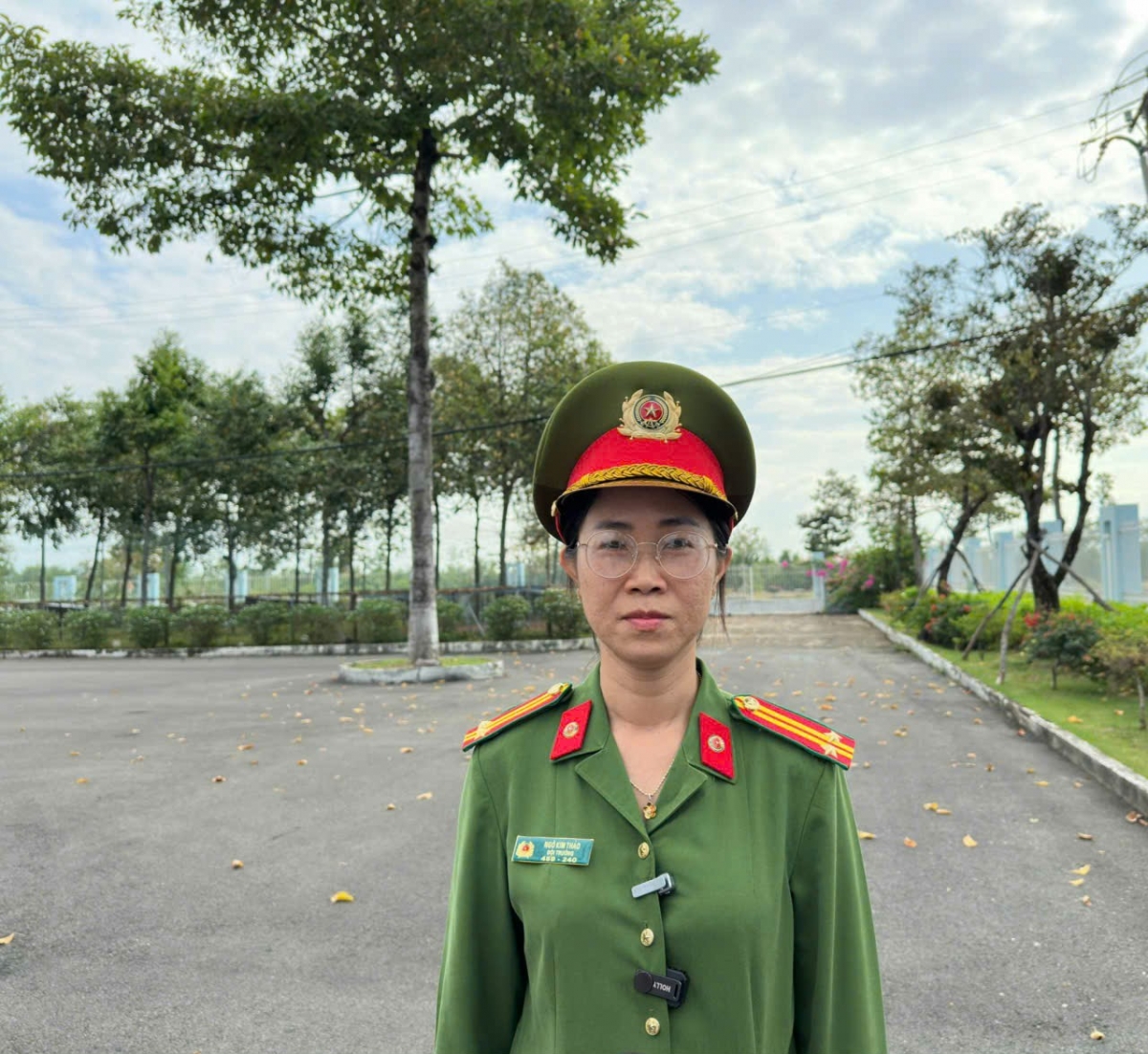 Trung tá Ngô Kim Thảo, Phó trưởng Công an phường Hà Tiên "Đội Dân phòng cơ động hoạt động rất hiệu quả"