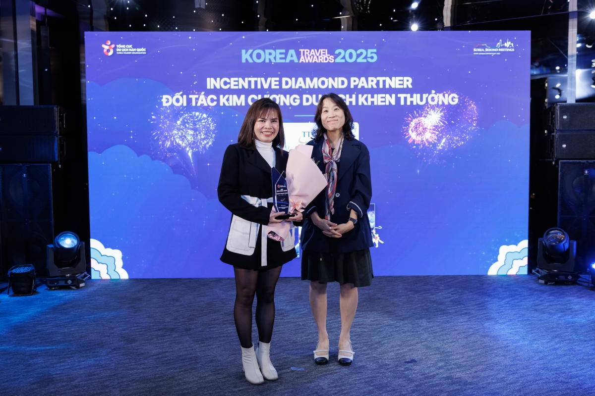 Đối tác Kim cương Du lịch Khen thưởng được vinh danh tại Korea Travel Night 2025
