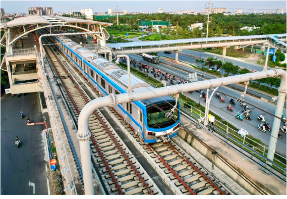 Tuyến metro số 1 (Bến Thành-Suối Tiên).