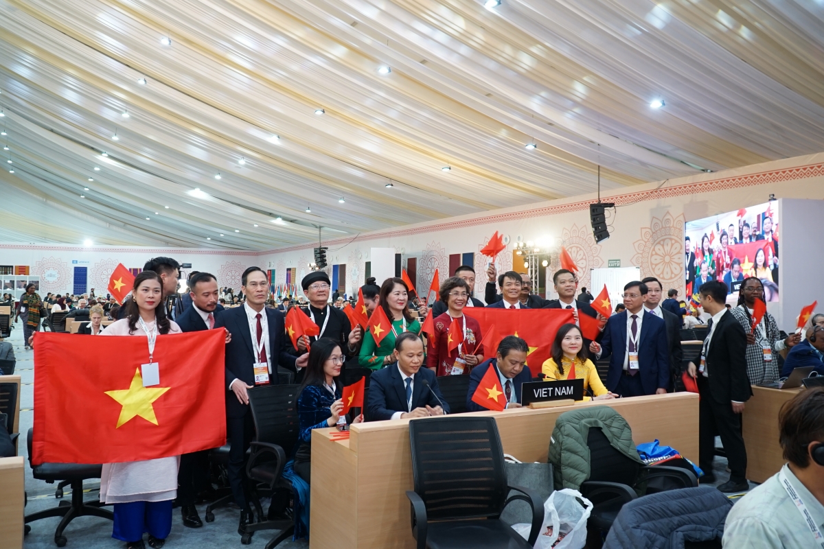 Đoàn Việt Nam tham dự Kỳ họp.