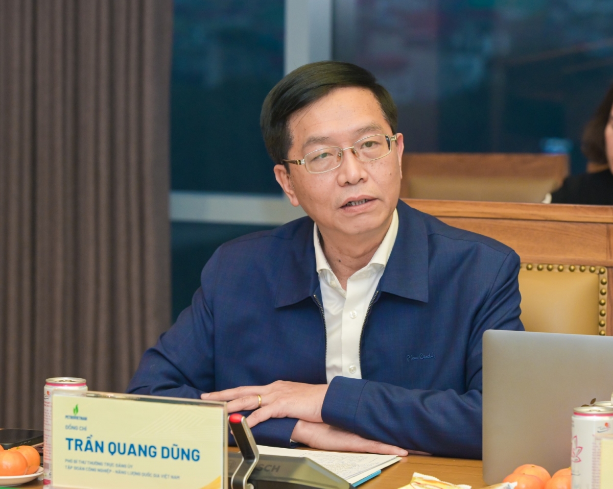 Phó Bí thư Thường trực Đảng ủy Petrovietnam Trần Quang Dũng: cần tiếp tục nâng tầm văn hóa Petrovietnam tương xứng với mục tiêu chiến lược dài hạn.