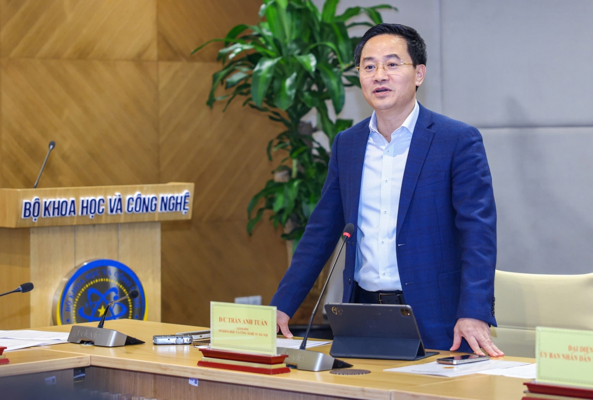 Ảnh: Ông Trần Anh Tuấn – Giám đốc Sở Khoa học và Công nghệ Hà Nội