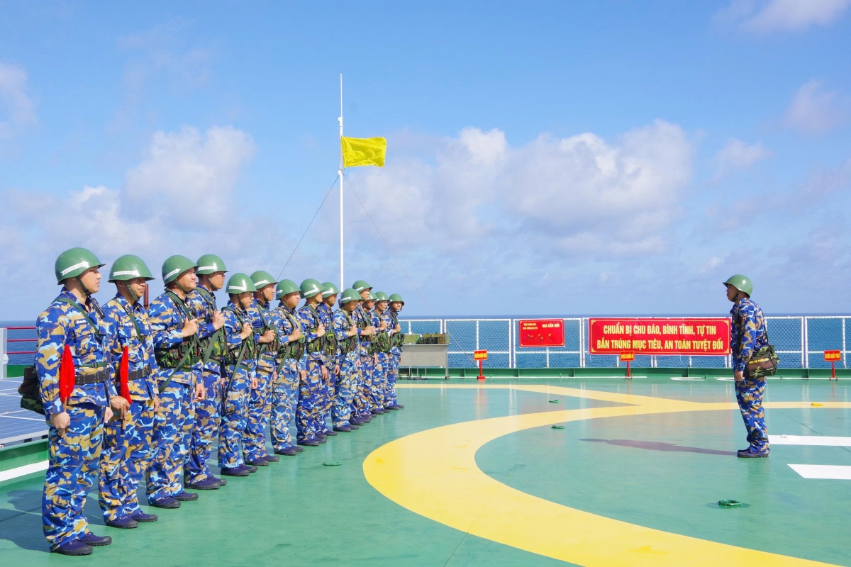 CBCS nhà giàn DK1 quyết tâm thực hiện tốt nhiệm vụ