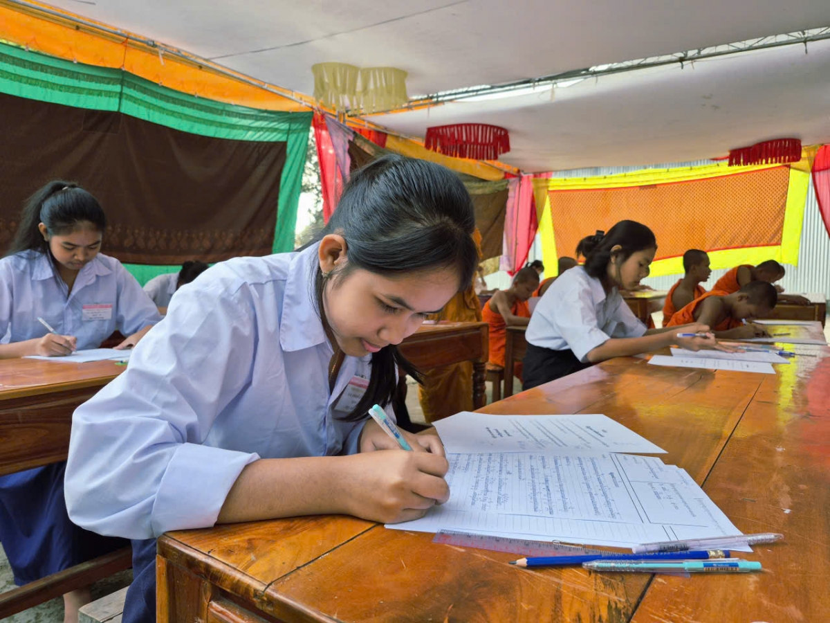 Nhờ sự quan tâm của chính quyền, ngày càng nhiều học sinh đến lớp học chữ Paly