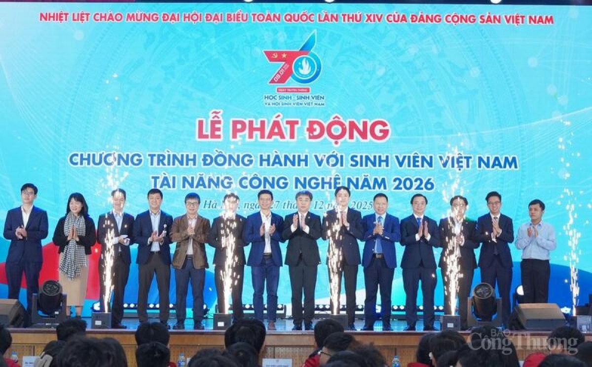 Hội Sinh viên Việt Nam phát động chương trình đồng hành cùng sinh viên tài năng công nghệ