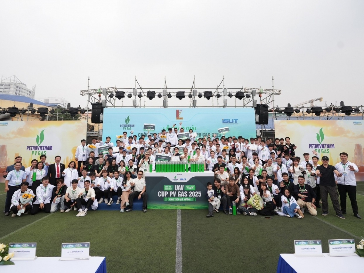 Lễ bế mạc và trao giải Cuộc thi Sáng tạo UAV CUP PV GAS 2025