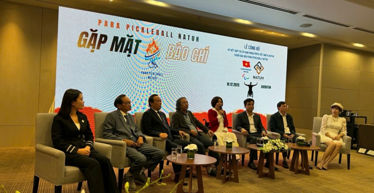 Lễ công bố giải Para Natuh Pickleball tại Hà Nội