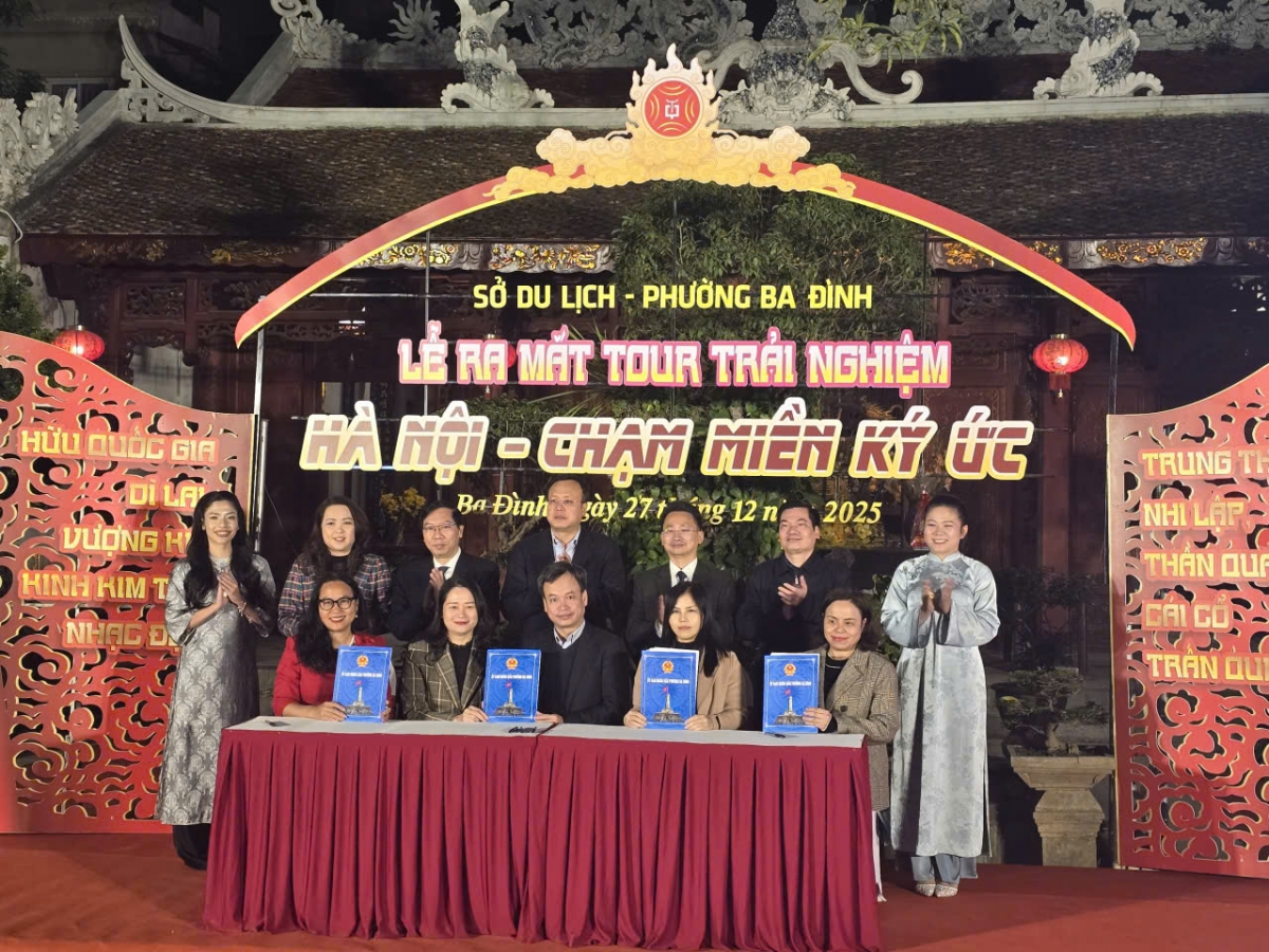 Ký kết hợp tác phát triển du lịch trên địa bàn phường Ba Đình