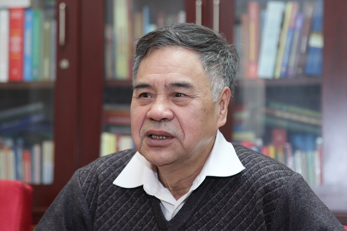 PGS.TS Nguyễn Viết Thông, nguyên Tổng Thư ký Hội đồng Lý luận Trung ương. (Ảnh: KT)