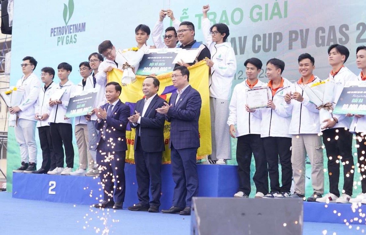 Nhà vô địch giành giải Quán quân UAV CUP PV GAS 2025 đã chính thức thuộc về Đội SKY VISION