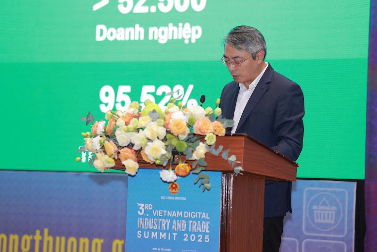 Ông Hoàng Ninh, Phó Cục trưởng Cục Thương mại điện tử và Kinh tế số, Bộ Công Thương