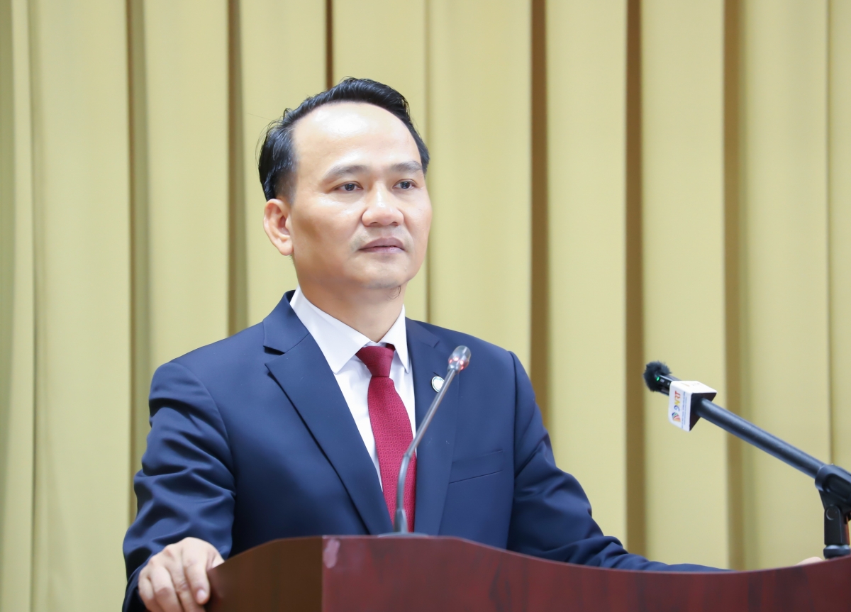 Ông Nguyễn Đình Vĩnh, Phó Bí thư Thường trực Thành ủy Đà Nẵng phát biểu chỉ đạo tại hội nghị