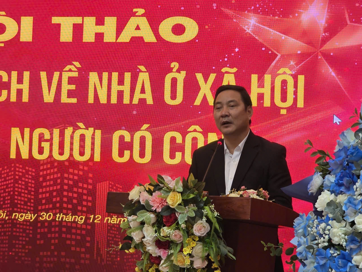 Ông  Nguyễn Ngọc Quyết, Tổng Biên tập Tạp chí điện tử Hòa Nhập phát biểu tại Hội thảo