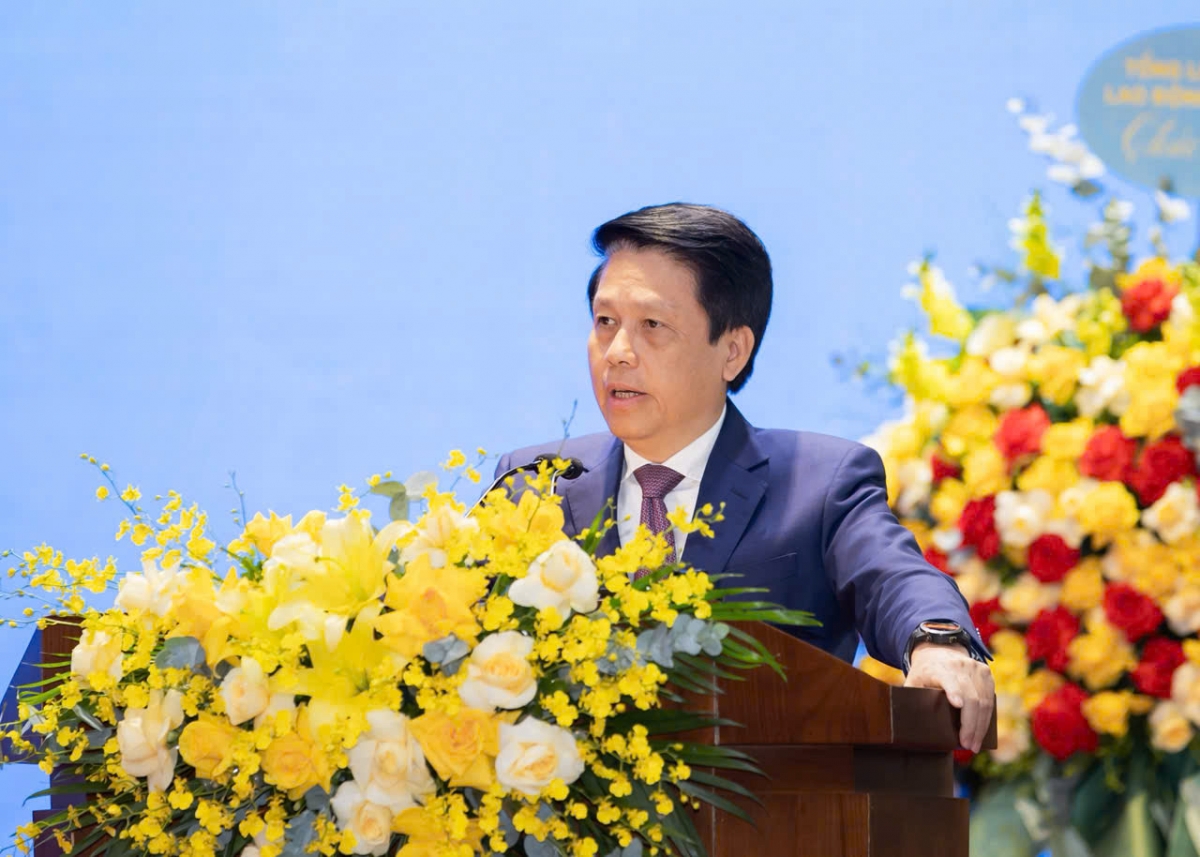 Phó Thống đốc Ngân hàng Nhà nước Phạm Tiến Dũng phát biểu chỉ đạo Đại hội. Ảnh: Agribank