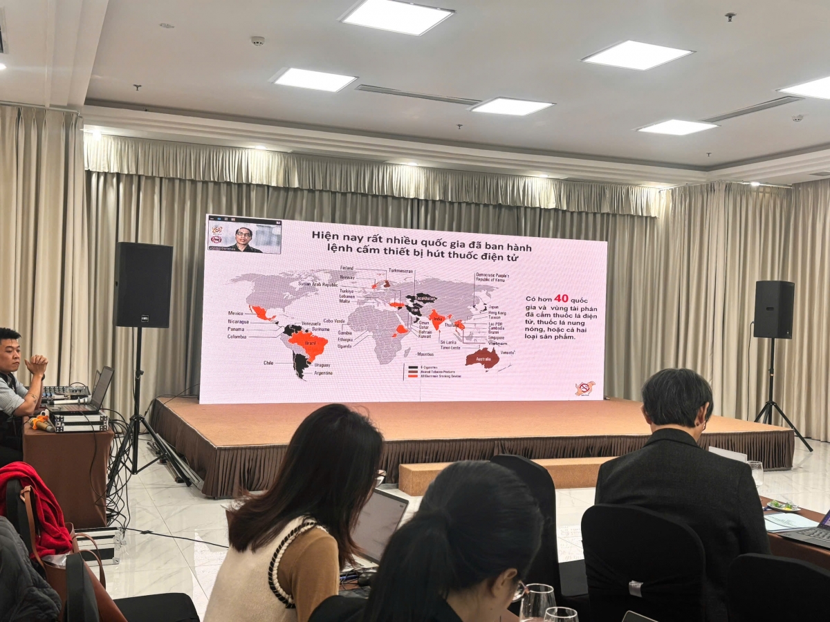Thuốc lá điện tử hiện đã bị cấm tại nhiều quốc gia