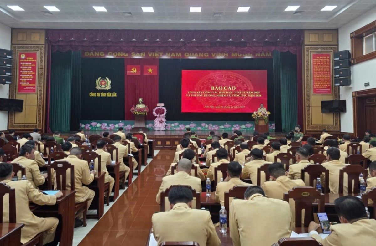 Lực lượng CSGT Công an Đắk Lắk đặt mục tiêu xây dựng Trung tâm dữ liệu số xử lý hành vi vi phạm giao thông ngay trong đầu năm 2026.