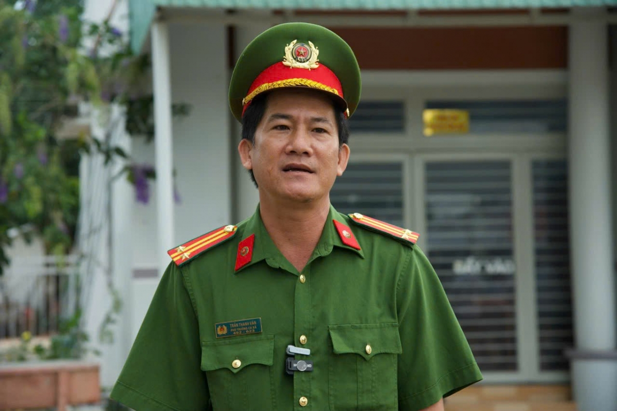 Trung tá Trần Thanh Vân, Phó Trương Công an xã Châu Phong