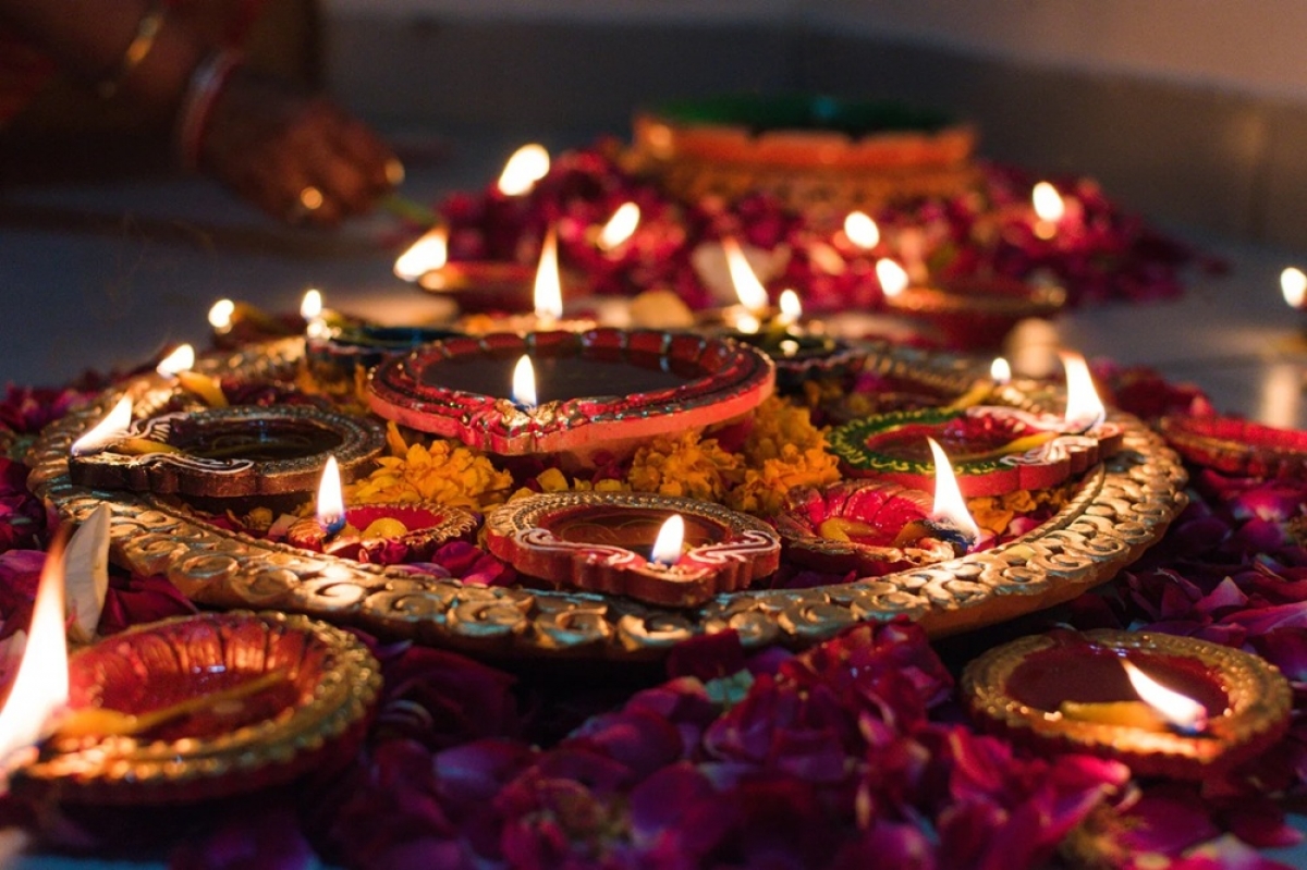 Lễ hội ánh sáng Diwali của Ấn Độ (Ảnh minh họa X)