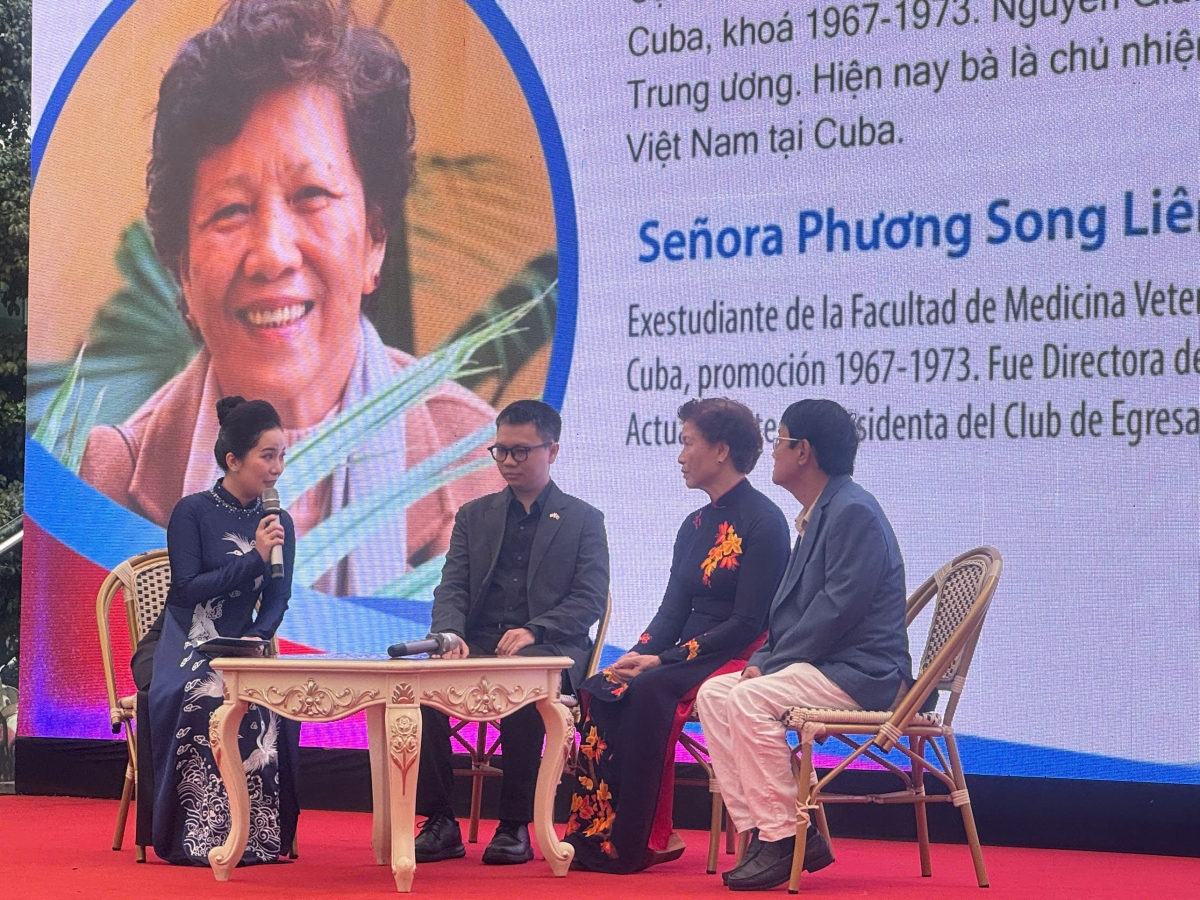 Chương trình giao lưu, chia sẻ từ các nhân vật đã gắn bó và có nhiều kỷ niệm sâu sắc với đất nước và nhân dân Cuba