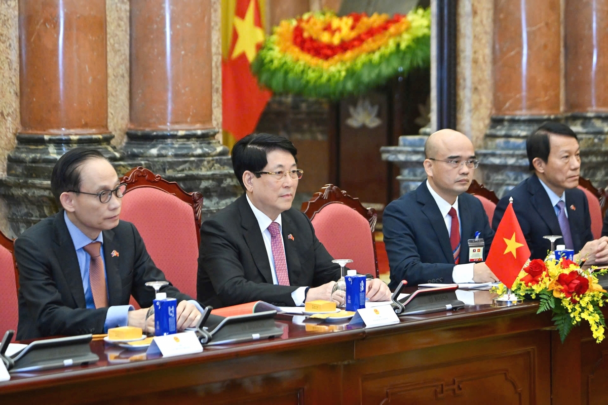 Chủ tịch nước Lương Cường tại hội kiến