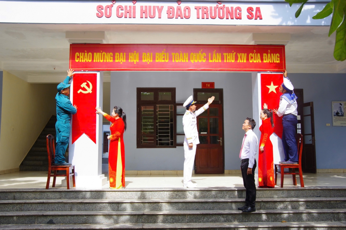 Quân dân Trường Sa hướng về Đại hội lần thứ XIV của Đảng