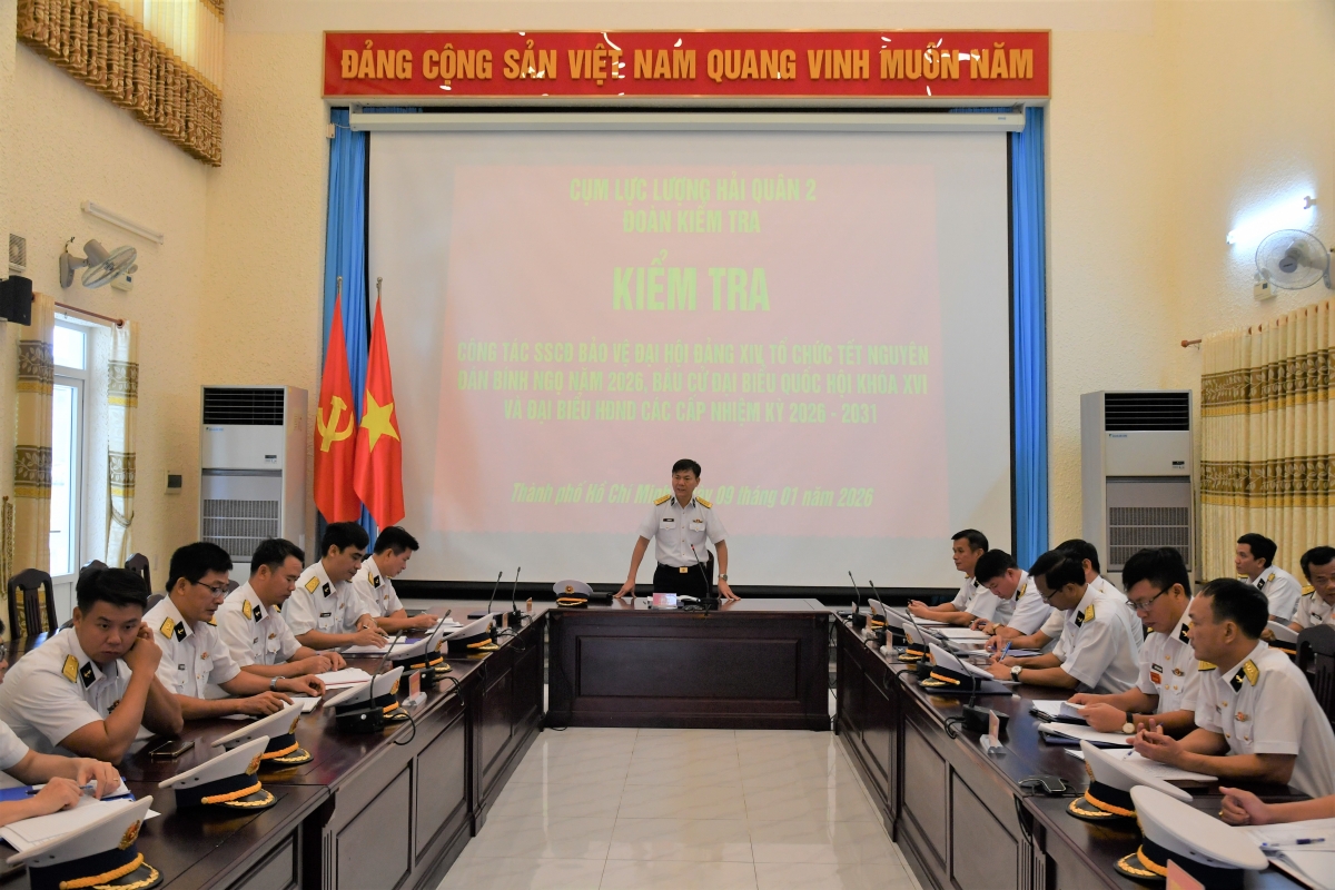 Quang cảnh buổi kết luận kiểm tra