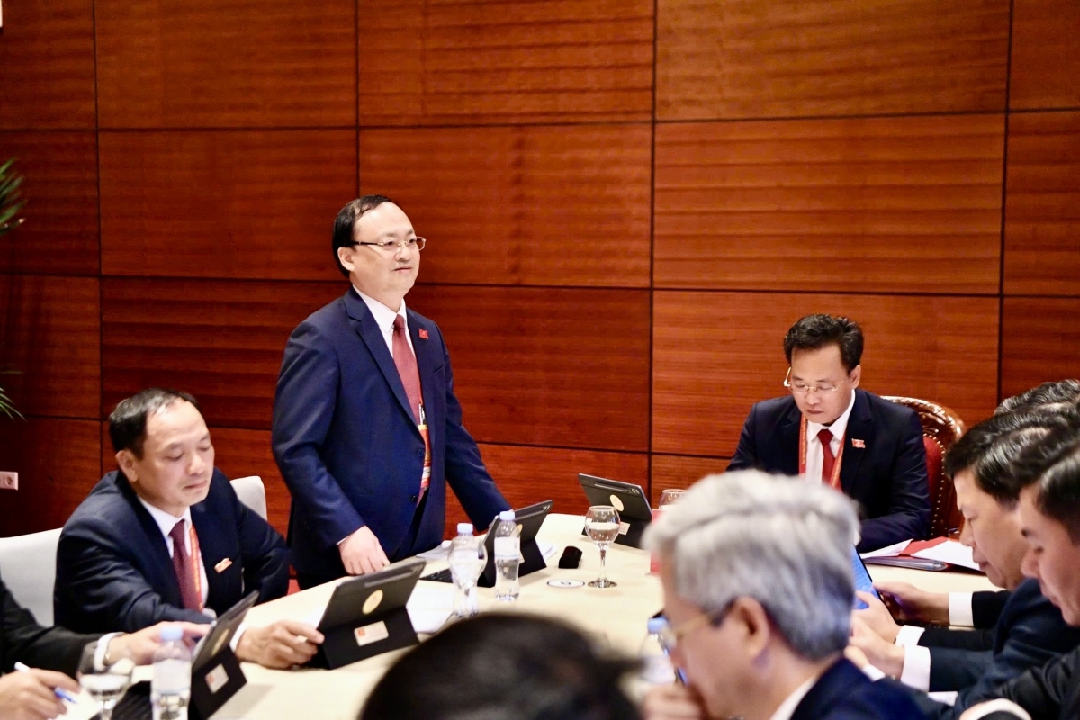 Đại biểu Đỗ Tiến Sỹ, đoàn đại biểu Đảng bộ Chính phủ