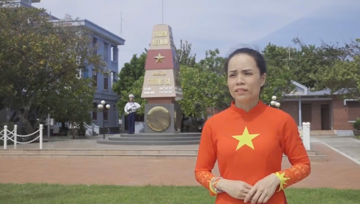 Chị Lê Thị Minh Diệu, người dân Đặc khu Trường Sa