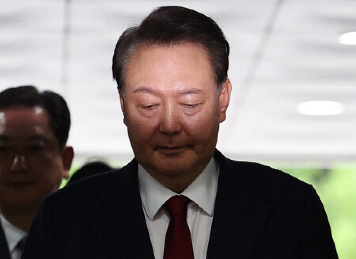 Cựu Tổng thống Hàn Quốc Yoon Suk Yeo bị đề nghị mức án tử hình (ảnh Jiji Press)