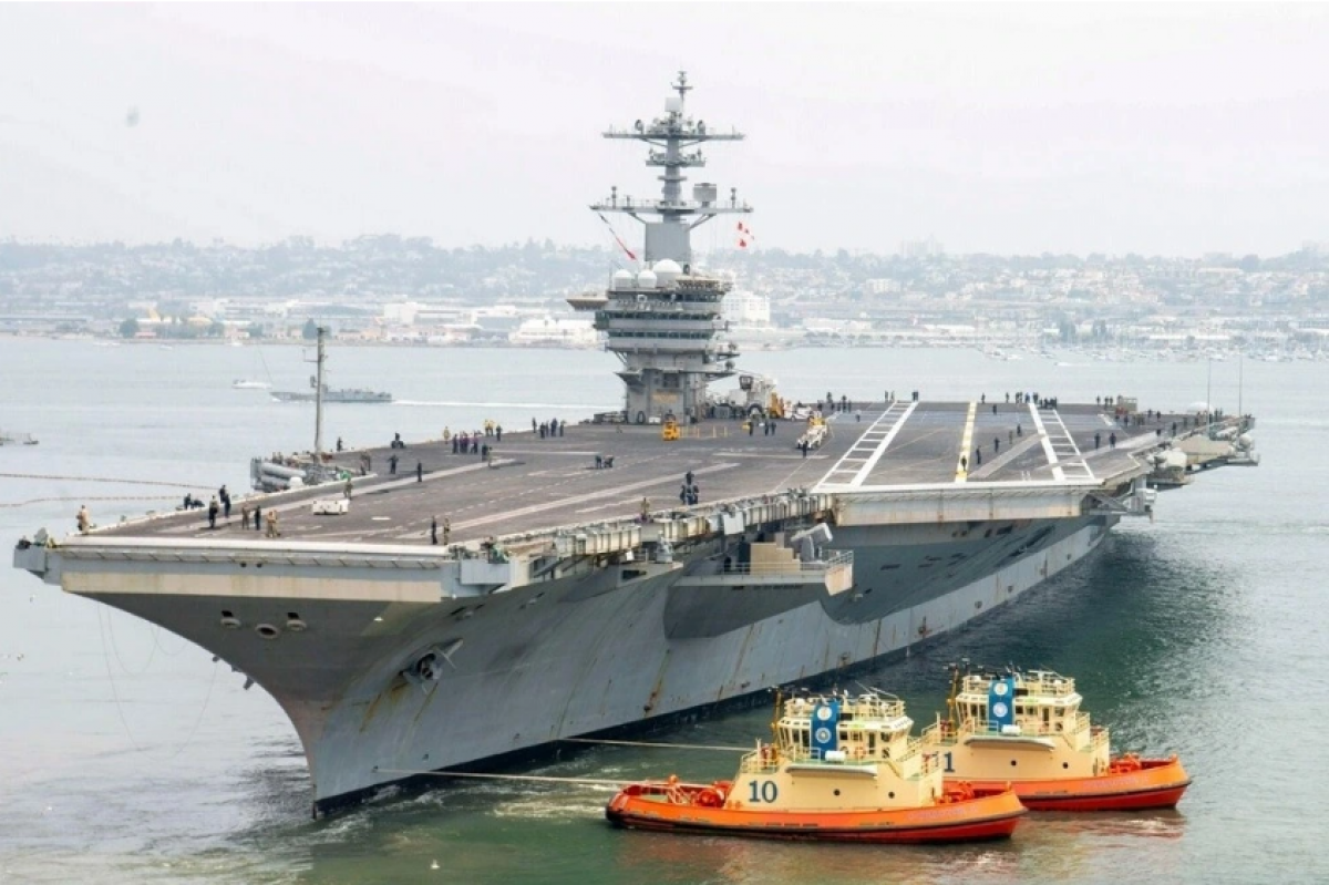 Tàu sân bay USS Abraham Lincoln. Ảnh: Hải quân Mỹ/USNI