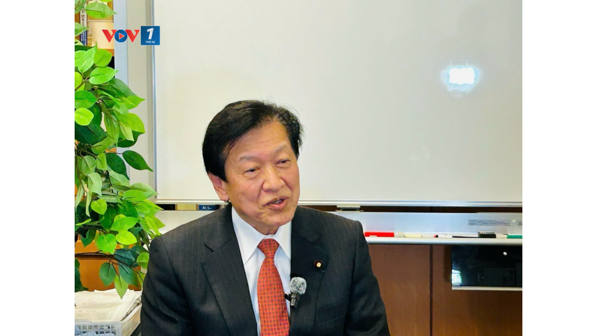 Hạ nghị sỹ Yamaguchi Tsuyoshi - Trưởng ban Quốc tế LDP (ảnh: VOV -Tokyo)