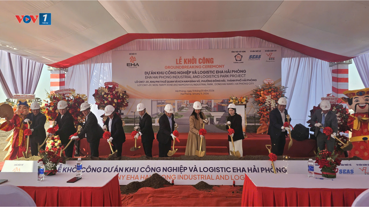 Lễ khởi công Dự án Khu công nghiệp và Logistics EHA Hải Phòng.