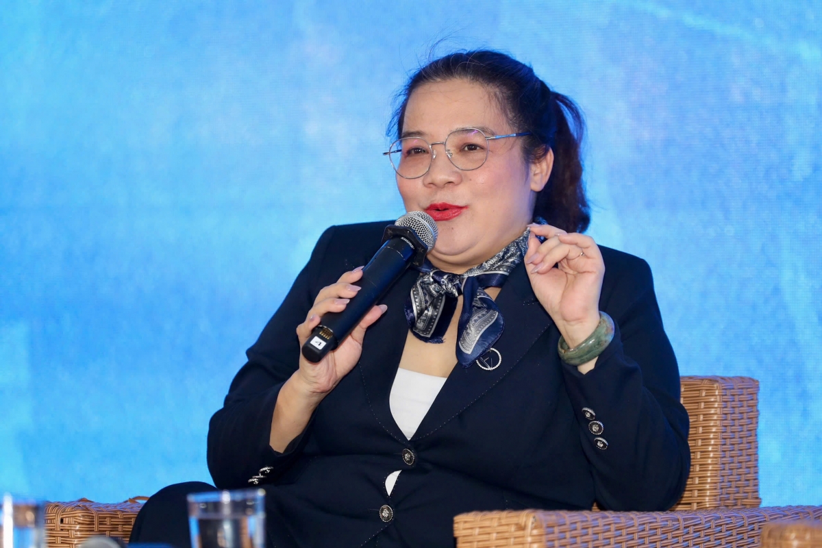 Bà Lâm Thúy Ái, Tổng Giám đốc Công ty CP Mebi Farm.