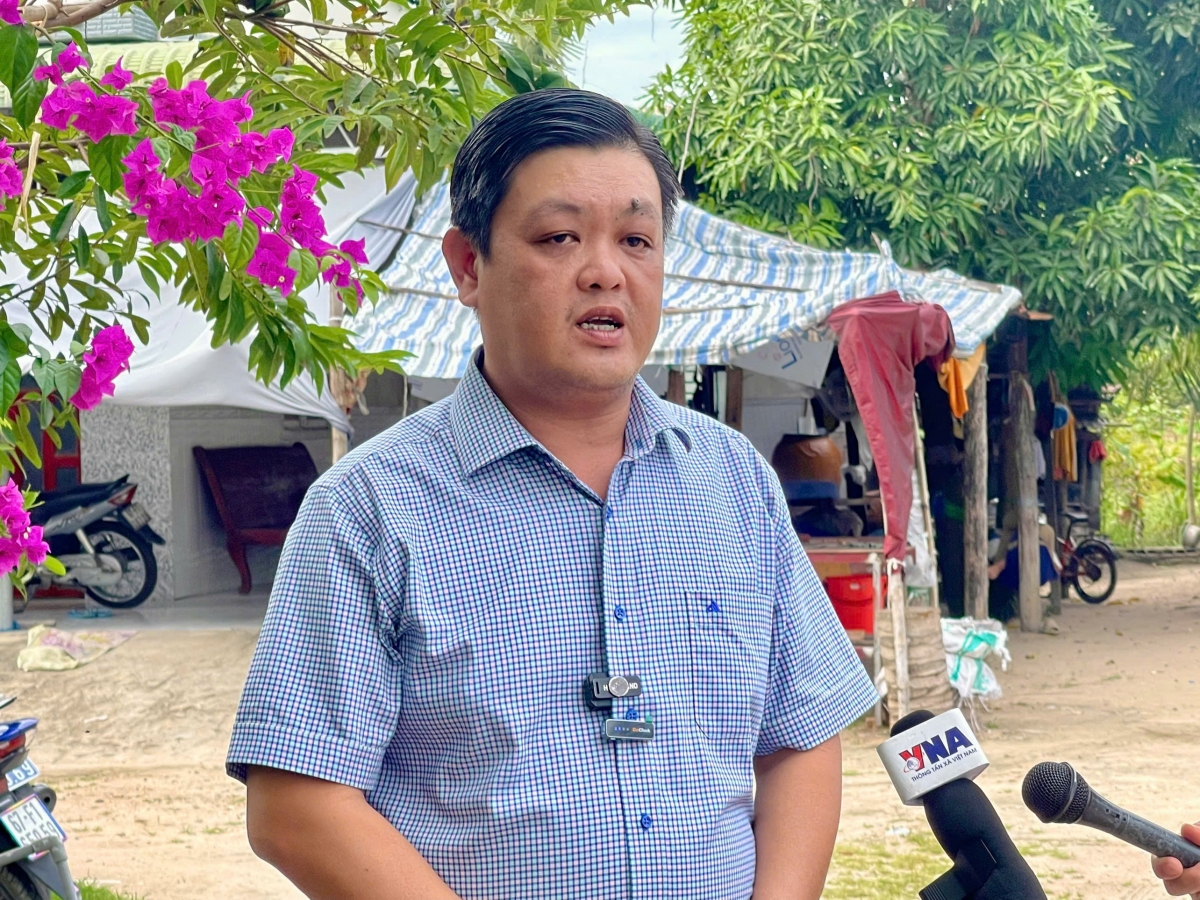 Ông Nguyễn Duy Phong, Chủ tịch UBND xã An Cư