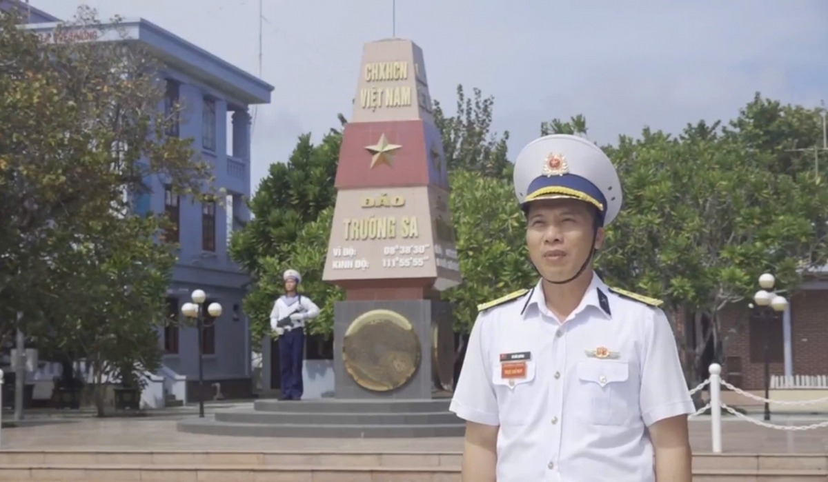 Trung tá Vũ Đức Quỳnh - Chỉ huy trưởng đảo Trường Sa