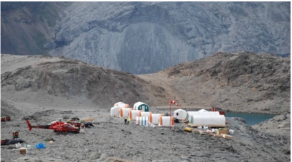 Một khu mỏ khai thác khoáng sản ở phía nam Greenland