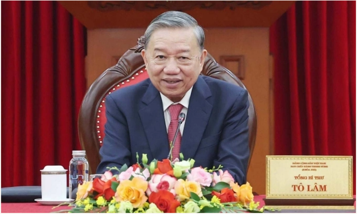 Tổng Bí thư Tô Lâm trong cuộc điện đàm với Tổng thống Trump hồi tháng 7/2025.