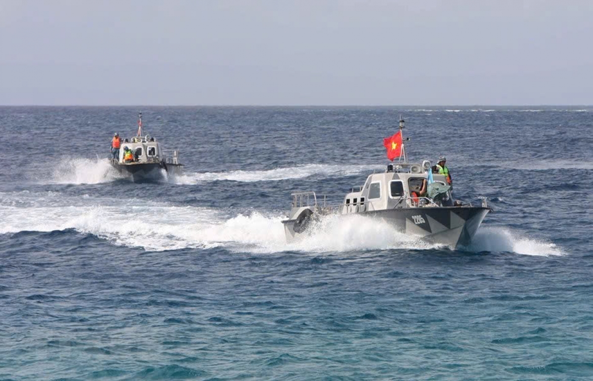 CBCS Trường Sa tuần tra bảo vệ biển, đảo
