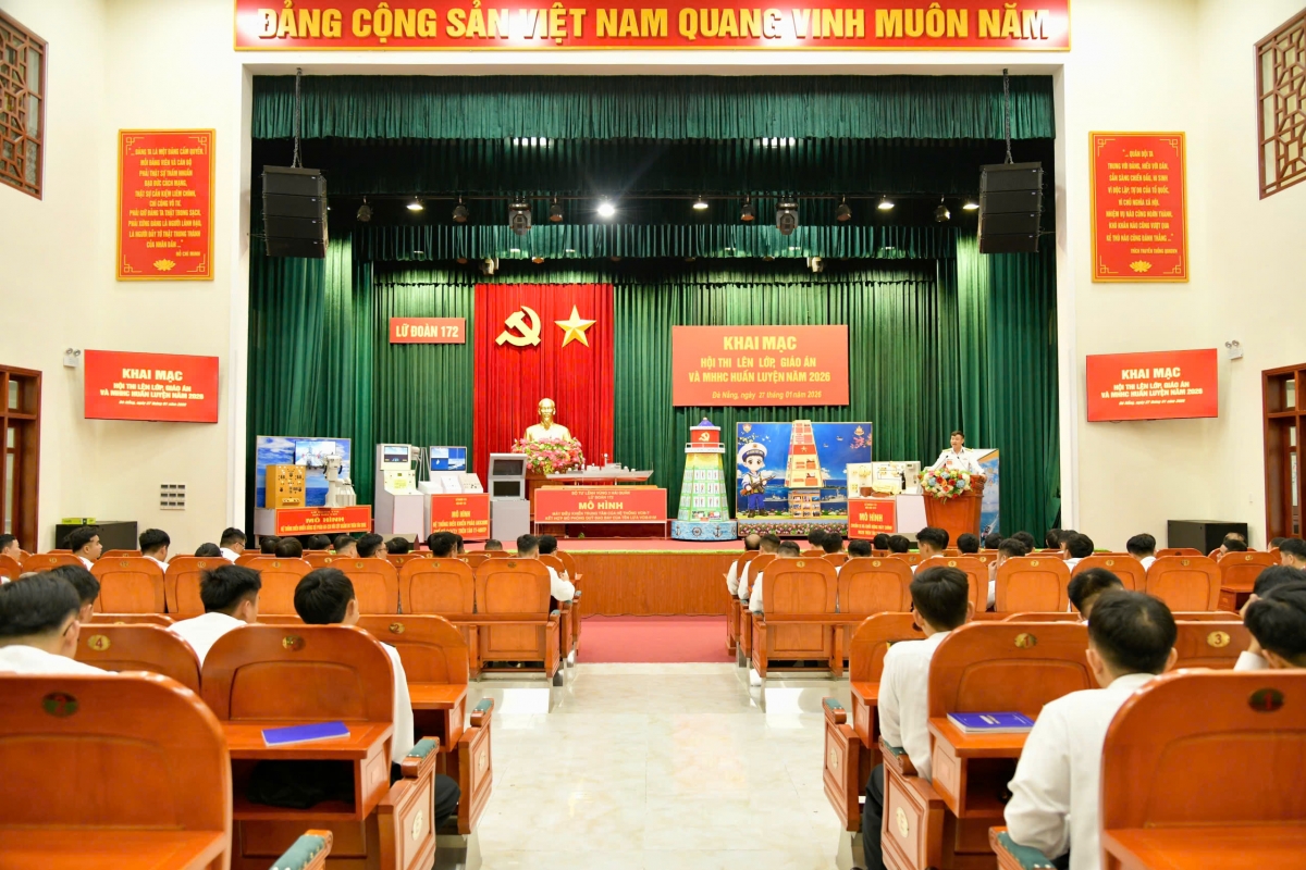 Quang cảnh khai mạc Hội thi 
