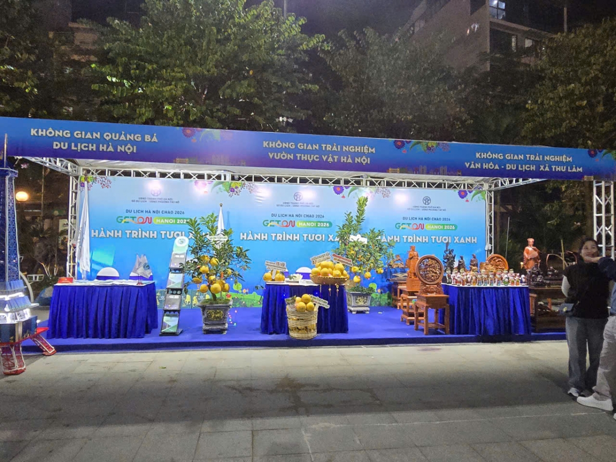 Gian hàng Không gian trải nghiệm Vườn Thực vật Hà Nội