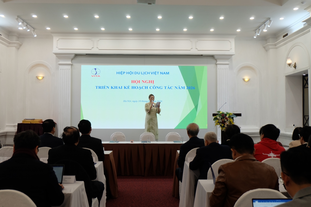 Hội nghị triển khai kế hoạch công tác năm 2026 của Hiệp hội Du lịch Việt Nam
