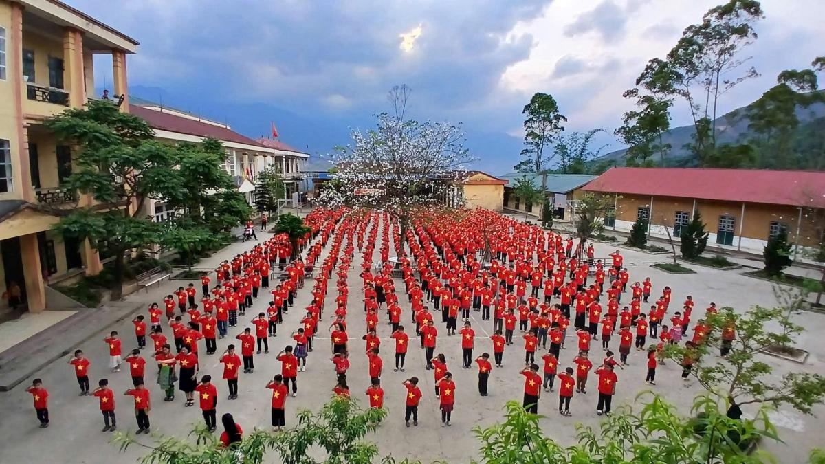 Những mái trường hạnh phúc ở vùng cao Lào Cai.