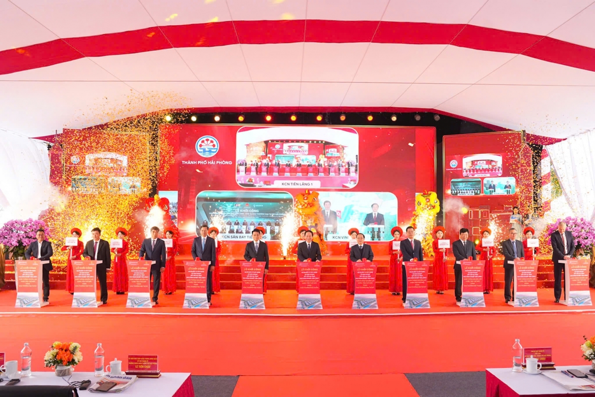 KCN Tiên Lãng 1 được khởi công ngày 15/1/2026 là minh chứng cho “chính sách mới - cách làm mới - tốc độ mới” của các cấp chính quyền Hải Phòng.