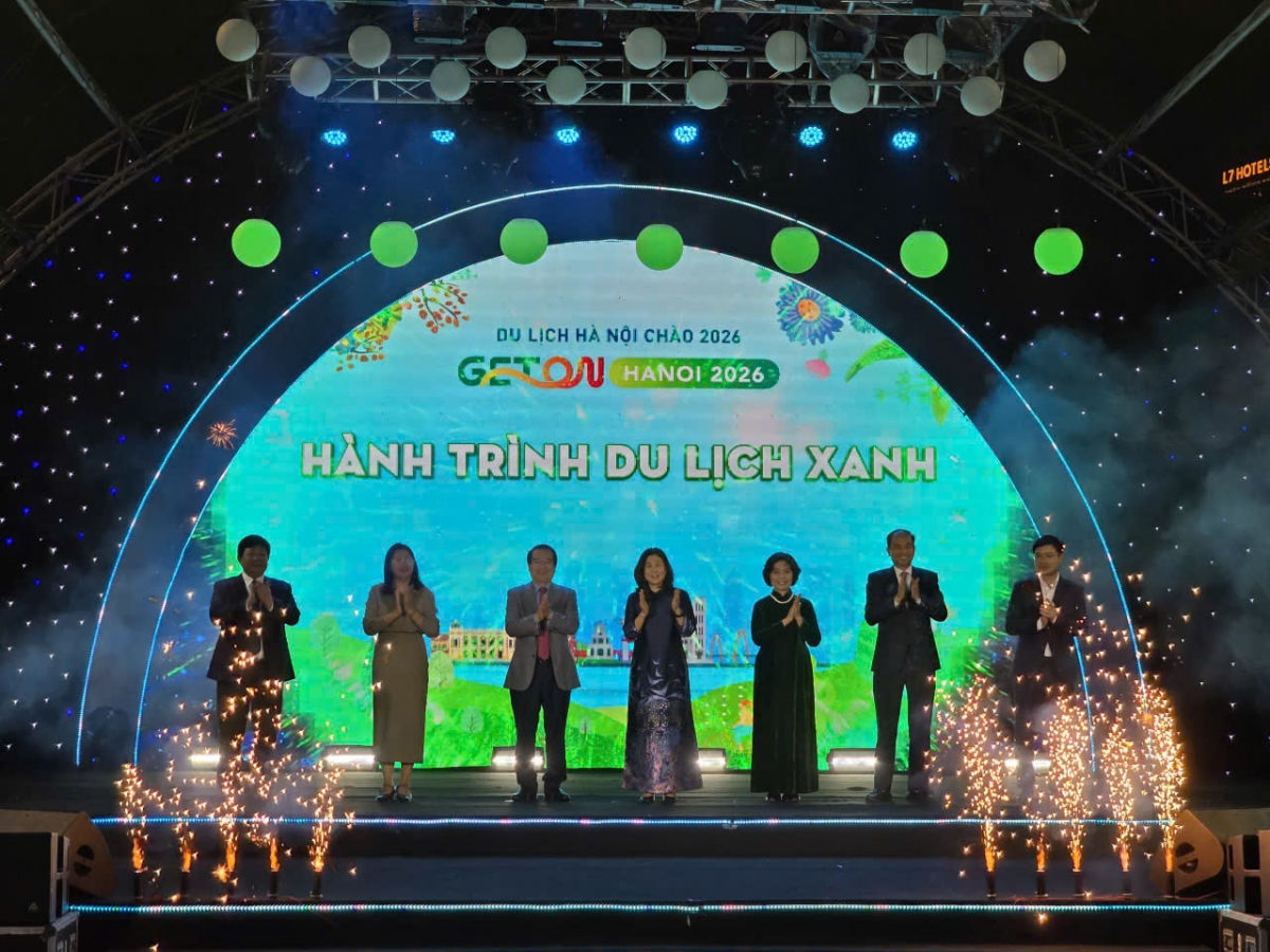 Khai mạc chương trình "Du lịch Hà Nội chào 2026 – Get on Hanoi 2026"