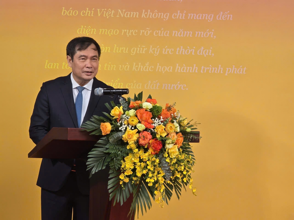 Ông Phan Xuân Thuỷ - Phó Trưởng Ban Tuyên giáo và Dân vận Trung ương  phát biểu tại lễ khai mạc